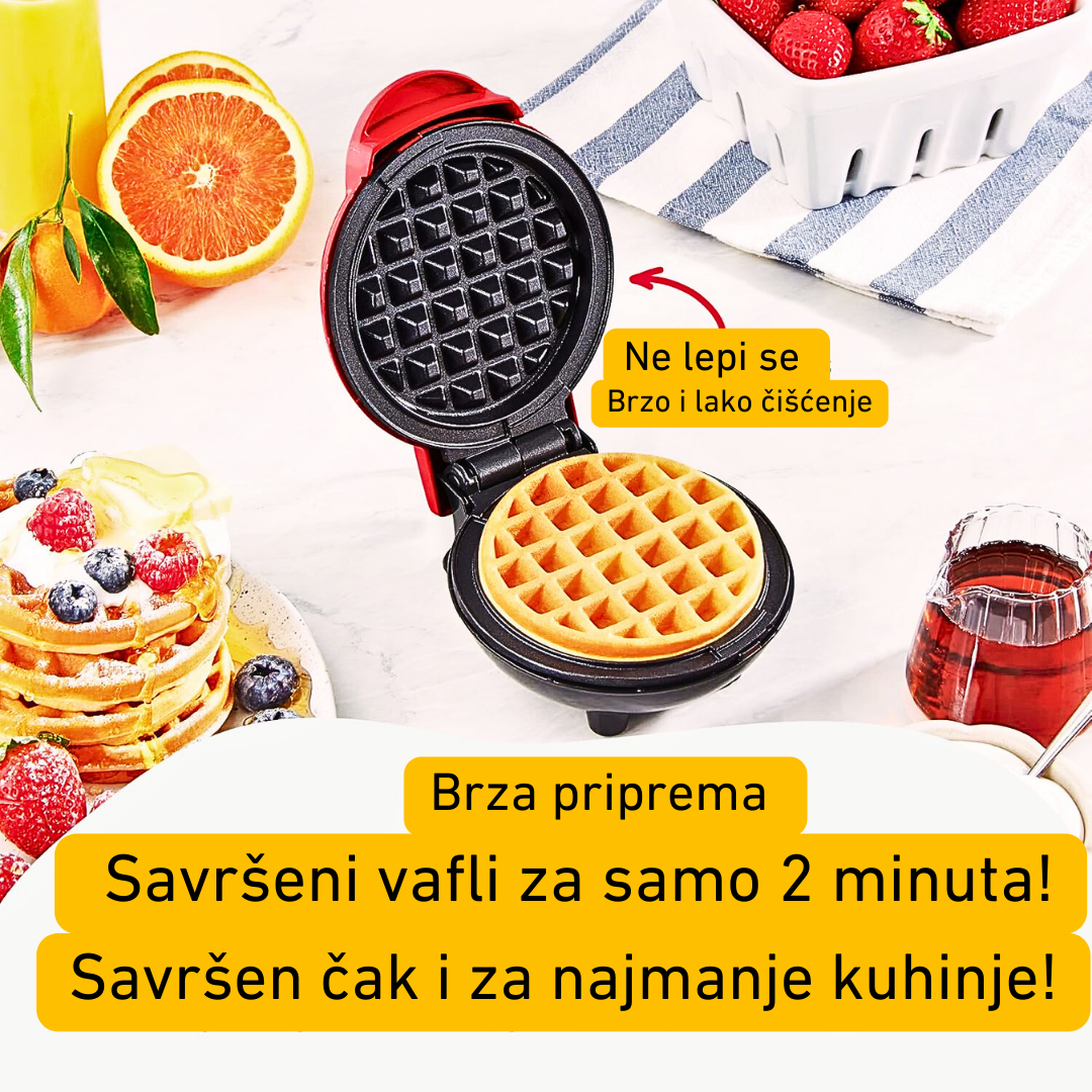 🧇 MINI APARAT ZA VAFLE – RADOST U SVAKOM ZALOGAJU!